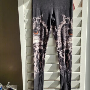 Girls Long Leggings Pants Stretchy Owl Ardene size  XS